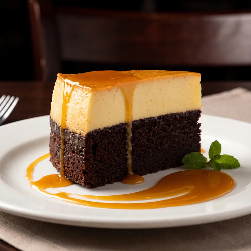 Chocoflan de la Casa